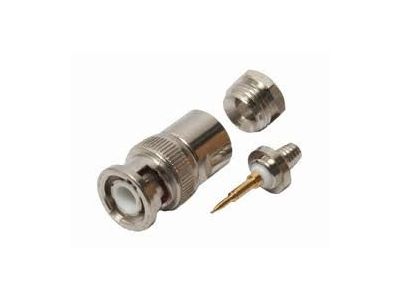 BNC MALE 3 PIECE SOLDER CLAMP TYPE RG59 RG-62