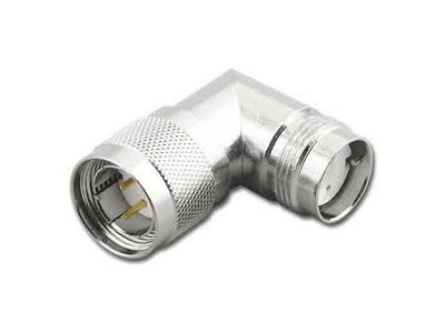 TWIN AX RIGHT ANGLE ADAPTOR FEMALE TO MALE