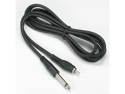 6Ft 1/4 inch Mono Male / RCA Plug cable