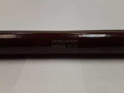 25 Ohm 200 Watt ADJUSTABLE Power Resistor, 10.5 inch X 1.25 inch CLAROSTAT VK-200-WA MEMCORE AR200-25R0K 5905-00-279-6404, FSCM 24681, DLA900-87-P-AJ40
