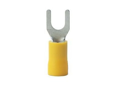BLOCK SPADE 12-10 GA #6 STUD VINYL INSULATED 10 PK