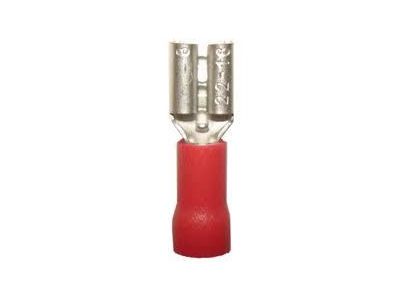 QUICK SLIDE FEMALE 22-18 GA .250 INCH VINYL INSULATED 10 PK