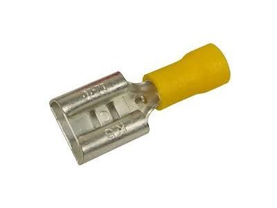QUICK SLIDE FEMALE 12-10 GA .375 INCH VINYL INSULATED 5 PK
