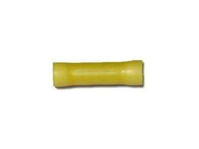 BUTT CONNECTOR 4 GA VINYL INSULATED 4 PK