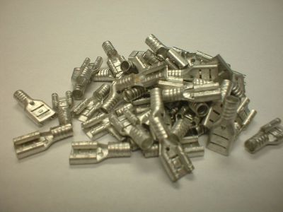 QUICK SLIDE FEMALE 22-18 GA .187 INCH NON INSULATED 50 PK