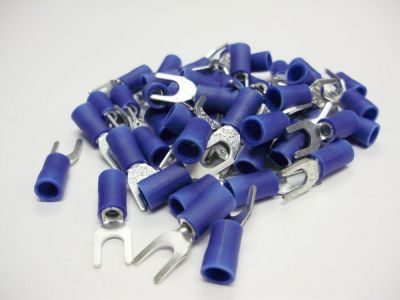 BLOCK SPADE 16-14 GA #4 STUD VINYL INSULATED 50 PK