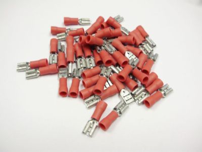 QUICK SLIDE FEMALE 22-18 GA .250 INCH VINYL INSULATED 50 PK