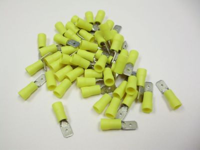 QUICK SLIDE MALE 12-10 GA .250 INCH VINYL INSULATED 50 PK