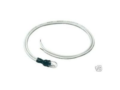1.5V 40MA GRAIN OF WHEAT LAMP (BLUE WIRE LEADS)