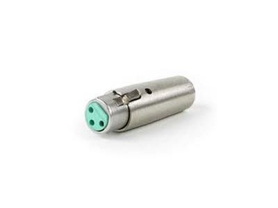 SWITCHCRAFT 3 PIN MINI XLR MALE TO 3PIN XLR FEMALE ADAPTER