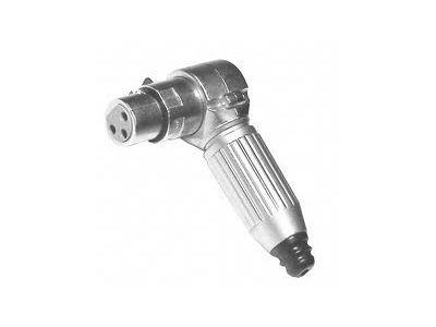 SWITCHCRAFT 3 PIN FEMALE XLR CONNECTOR RIGHT ANGLE