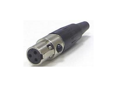 SWITCHCRAFT 3 PIN MINI XLR INLINE FEMALE TA3F