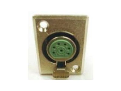 SWITCHCRAFT 7 PIN FEMALE XLR PANEL MOUNT CONNECTOR .953 inch 24.21MM MOUNTING HOLE