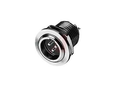 SWITCHCRAFT 3 PIN MINI XLR MALE PANEL MOUNT