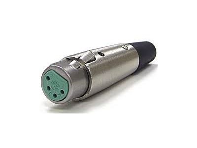 SWITCHCRAFT 4 PIN FEMALE XLR INLINE CONNECTOR