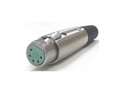 SWITCHCRAFT 5 PIN FEMALE XLR INLINE CONNECTOR