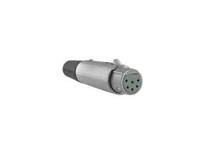 SWITCHCRAFT 6 PIN FEMALE XLR INLINE CONNECTOR