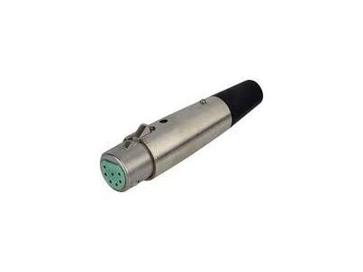 SWITCHCRAFT 7 PIN FEMALE XLR INLINE CONNECTOR