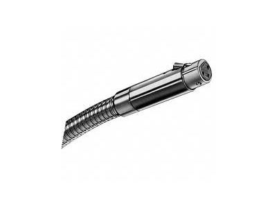SWITCHCRAFT 3 PIN FEMALE XLR CONNECTOR FOR GOOSENECK MOUNT FOR GOOSENECKS WITH 5/8-27 EXTERNAL THREAD