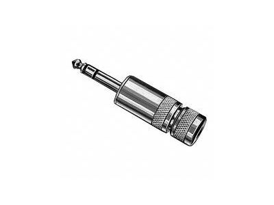SWITCHCRAFT 1/4 inch TRS STEREO COMMERCIAL PLUG METAL SHIELDED 2 PIECE HANDLE SOLDER LUG