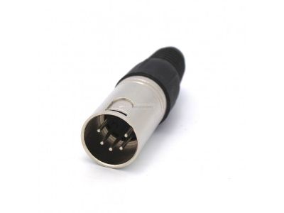 5 PIN MALE XLR INLINE CONNECTOR, IMPORT