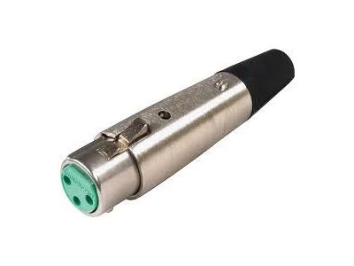 SWITCHCRAFT 3 PIN FEMALE XLR INLINE CONNECTOR AAA3FZPKG