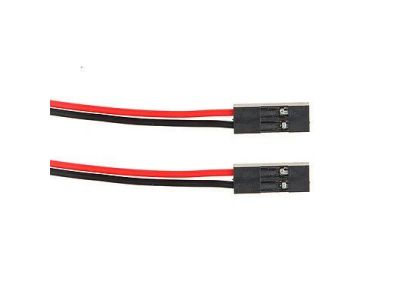 2 PIN Female to Female Dupont / Arduino Jumper Connector 24-26ga WIRE Pigtail, Prototype Breadboard , 10 Inches long