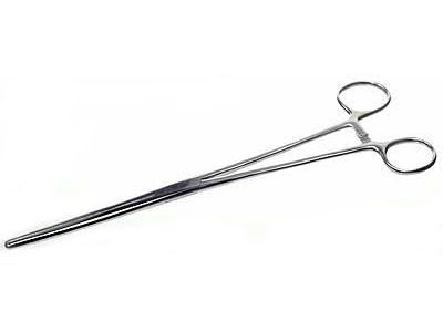10 inch Self-Locking Straight Forceps