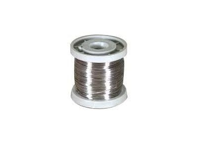 18 AWG BARE NICKEL CHROMIUM 1/4 LBS 50 FT SPOOL NICHROME .4219 OHMS PER FT