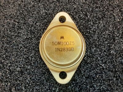 MOTOROLA DIODE ZENER 100V 50W Date/Lot Code 50M100Z5 TO-3