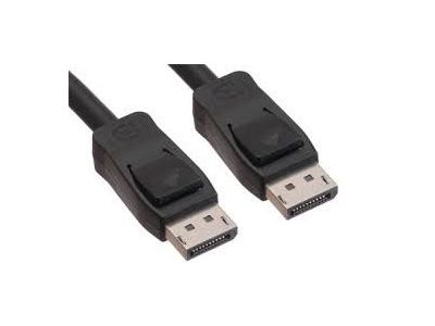 DISPLAY PORT MALE to MALE 6 ft 2 METER CABLE
