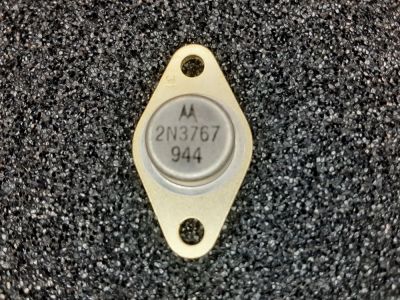 MOTOROLA Bipolar Junction Transistor, NPN Type, 80V 4A, TO-66