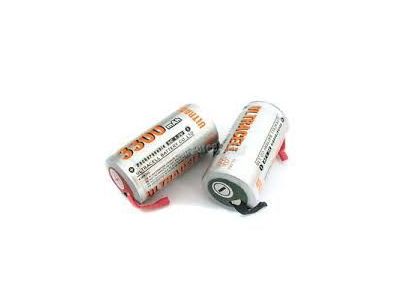 D Cell 11000mAh Ni-MH Rechargeable Battery with Soldering Tabs