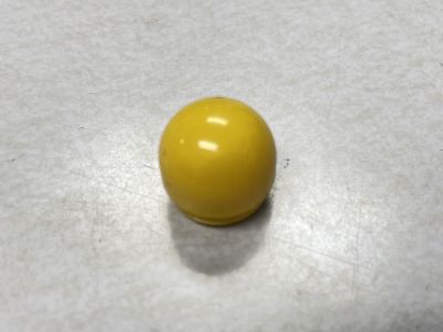 Sylvania, Dialight, Yellow, Dome Top Translucent Diffuesed, Threaded Panel Lens, 95-0971