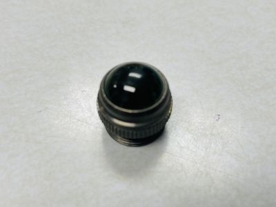 Dialight, Aqua Green / Blue, Diffused, Black Nickel, Threaded Panel Lens,