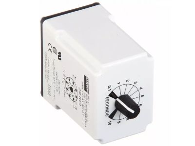 Dayton Time Delay Relay 10AMP, INPUT 24VAC or 24VDC, .1 Second to 10 Seconds, W36