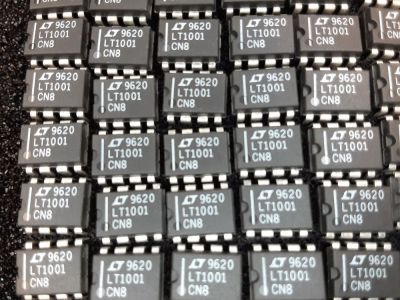 Linear Technology Operational Amplifier, Single AMP, Bipolar, 8 Pin, Plastic, DIP Date/Lot Code 9620