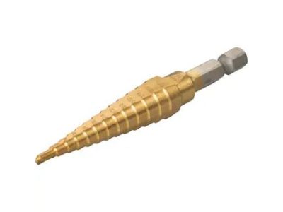 High Speed 13 Step Drill Bit, Unibit, .125 Inch to .5 Inch, 1/8 Inch to 1/2 Inch