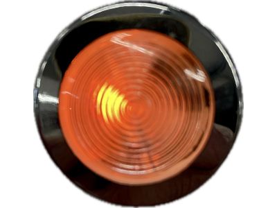 Ucinite, NEON LAMP 110-125V, .250 inch Male Slide Terminals, Glows Neon Amber, Snaps into a Round 1 Inch hole size, Indicator Indicating Light Panel