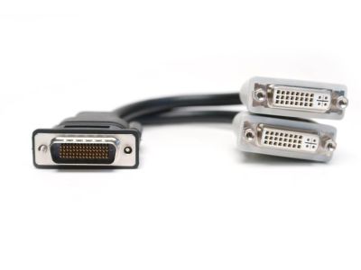 8 inch DMS-59 to 2x DVI female Splitter Cable Y ADAPTER