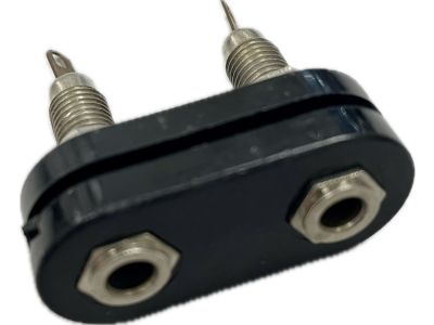 GC Double Dual Banana Jack, Isolated, Panel Mount, W32