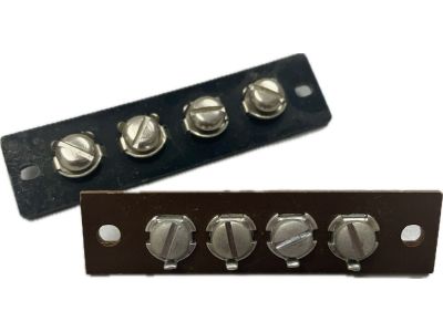 Lug Strip Terminal Block 4 Screw Positions, Speaker Phenolic Connector Plate