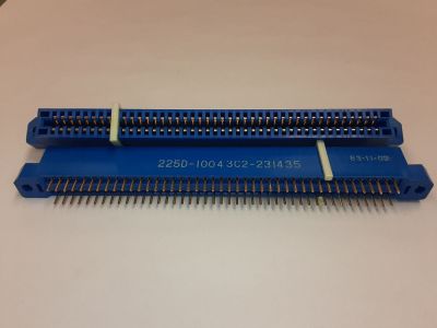 CARD EDGE CONNECTOR 86 Position, .100 inch PC MOUNT DOUBLE READOUT W32