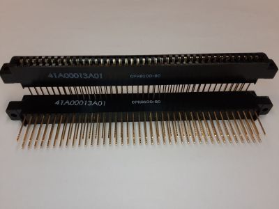 CARD EDGE CONNECTOR 80 Position, .125 inch WIRE WRAP WW DOUBLE READOUT SAE 41A00013A01 W31