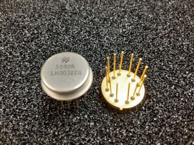National Semi, Operational Amplifier, Single AMP, Bipolar/JFET, 12 Pin, Metal Can