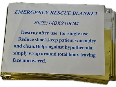 Mylar Emergency Blanket 140cm x 210cm