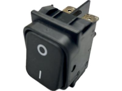 ROCKER SWITCH, Marquardt 1832.R70 16A 250VAC , BLACK, I/O ON - OFF, DPST, 1/4 inch QUICK SLIDE TERMINALS, SNAP-IN 22MM X 28MM, W33