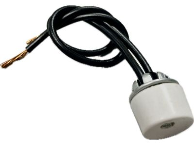Front Mounted Rotary Switch SPST 3A 125V ON-OFF, Snap in Mount, White, Simple Lamp Switch, Replaces Carling R135 Series, GC 35-859, Statco 70502, SW1476, W36