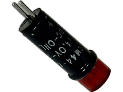 Chicago Miniture 12VDC 14VDC 20ma Red Lamp, Replaces Dialco 507-4760-3331-500F, 507-3914, Bipin, W38