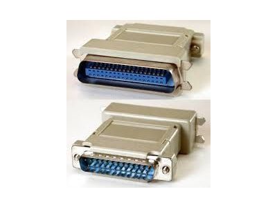 DB25 Male to Centronic 36 Male Gender Changer, Serial to Parallel Adapter